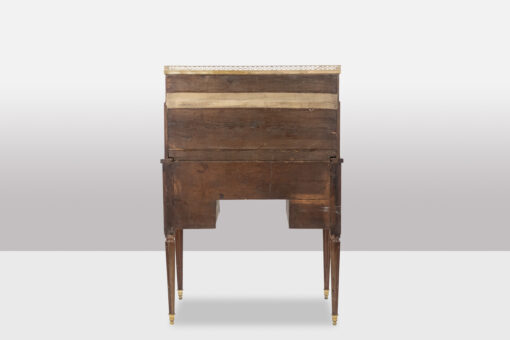 Mahogany Secretary Desk - Back Detail - Styylish