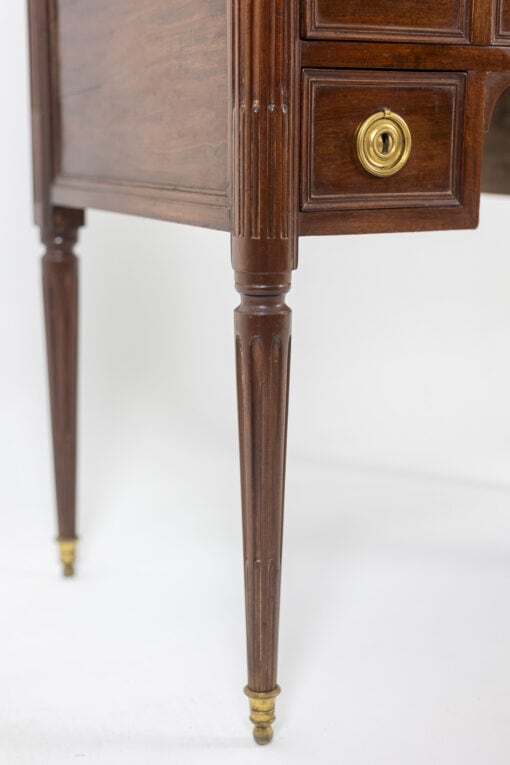 Mahogany Secretary Desk - Leg Profile - Styylish