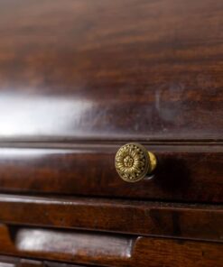 Mahogany Secretary Desk - Knobs Detail - Styylish