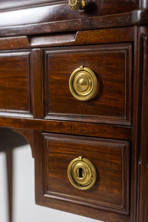 Mahogany Secretary Desk - Handle Detail - Styylish