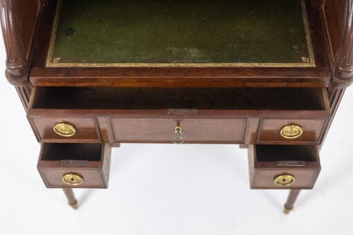 Mahogany Secretary Desk - Drawer Interior - Styylish