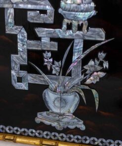 Asian-Style Lacquer Panels - Bottom Detail - Styylish