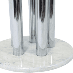 Marble Table with Chrome - Marble Base - Styylish