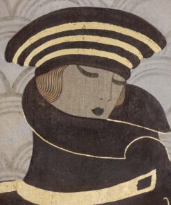 Painting of Art Deco Lady - Face - Styylish