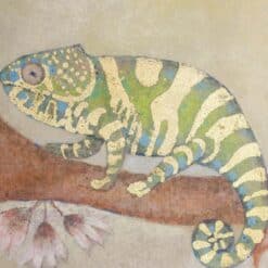 Painting of a Chameleon - Chameleon Detail - Styylish