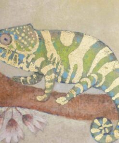 Painting of a Chameleon - Chameleon Detail - Styylish