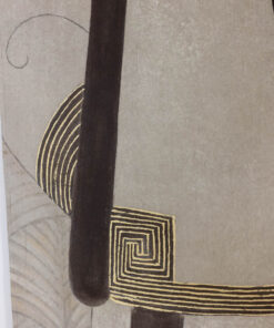 Art Deco Style Painting - Stripe Detail - Styylish