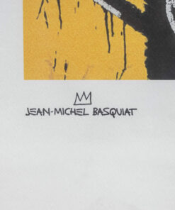 Colorful Jean-Michel Basquiat Silkscreen - Signature - Styylish