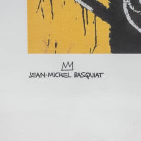 Colorful Jean-Michel Basquiat Silkscreen, 1990