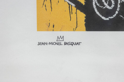 Colorful Jean-Michel Basquiat Silkscreen - Signature - Styylish