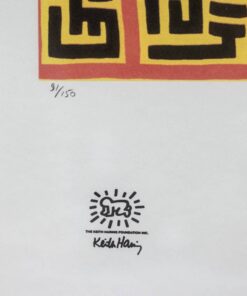 Keith Haring Silkscreen - Edition Number - Styylish