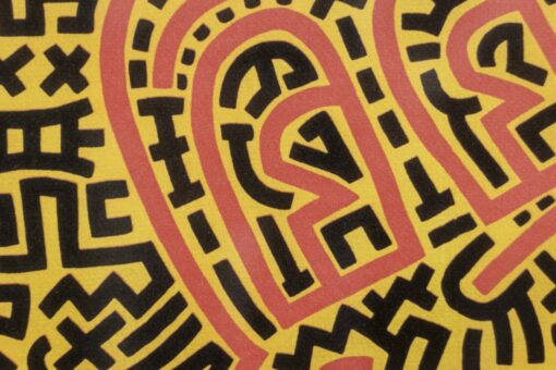 Keith Haring Silkscreen - Red Lines - Styylish