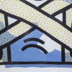 Blue Keith Haring Silkscreen - Dot Detail - Styylish