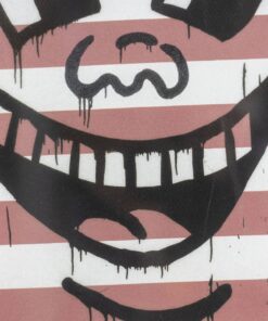 Expressive Keith Haring Silkscreen - Mouth Detail - Styylish