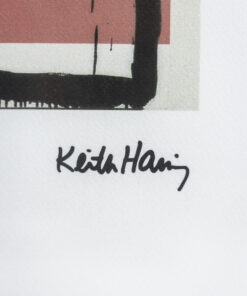 Expressive Keith Haring Silkscreen - Signature - Styylish