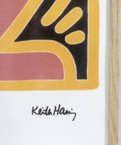 Framed Keith Haring Silkscreen - Signature - Styylish