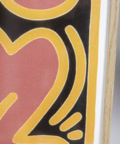 Framed Keith Haring Silkscreen - Shape Detail - Styylish