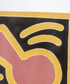 Framed Keith Haring Silkscreen - Line Detail - Styylish