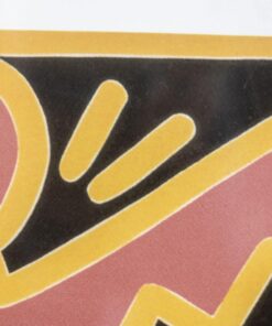 Framed Keith Haring Silkscreen - Top Detail - Styylish
