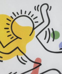 Keith Haring Silkscreen with Frame - Yellow - Styylish