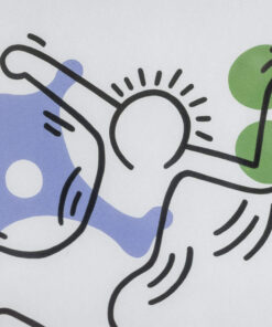 Keith Haring Silkscreen with Frame - Green Dots - Styylish