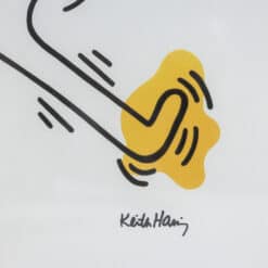 Keith Haring Silkscreen with Frame - Foot Detail - Styylish