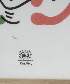 Keith Haring Silkscreen with Frame - Signature - Styylish