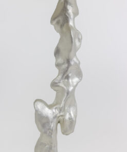 Semi-Precious Stones Pedestal Table - Silver Detail - Styylish