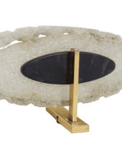 Granite Resin Wall Light - Brass Detail - Styylish