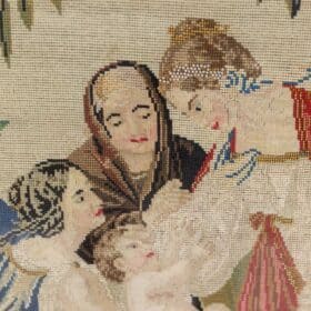 Orientalist Style Petit Point Tapestry, Circa 1880