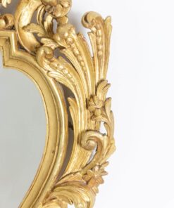 Regency Style Mirror - Leaf Decoration - Styylish