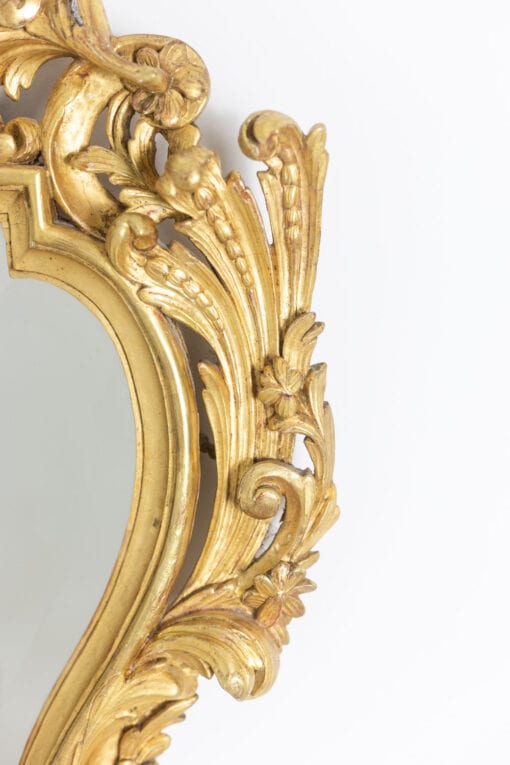 Regency Style Mirror - Leaf Decoration - Styylish