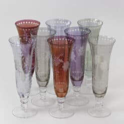 Bohemian Crystal Style Glassware - Champagne Flutes - Styylish