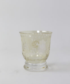 Bohemian Crystal Style Glassware - Yellow Glass - Styylish