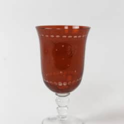 Bohemian Crystal Style Glassware - Single Red Glass - Styylish