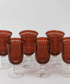 Bohemian Crystal Style Glassware - Red Glasses - Styylish