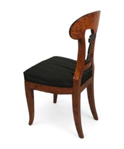 Set of four Biedermeier Chairs- back view three-quarter- Styylish