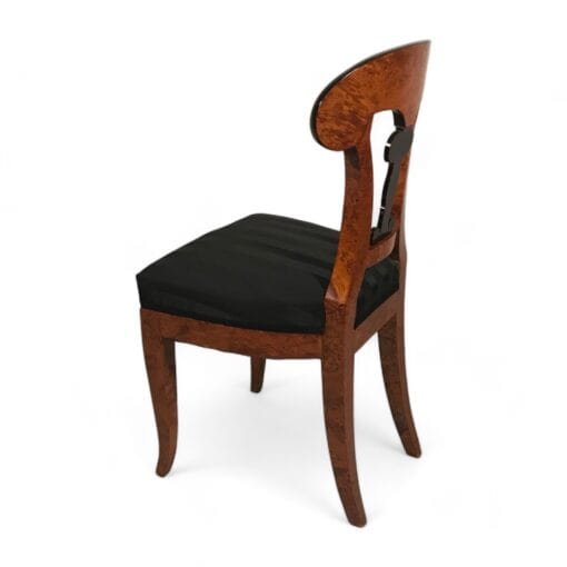 Set of four Biedermeier Chairs- back view three-quarter- Styylish