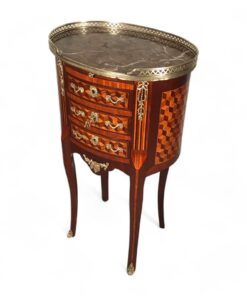 Louis XVI Style Tambour Side Table- Styylish