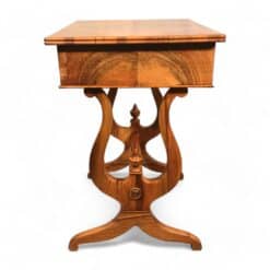 Biedermeier Sewing Table- side view- Styylish