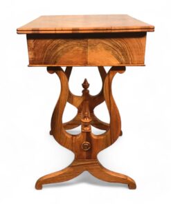 Biedermeier Sewing Table- side view- Styylish