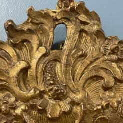 18th century Gilt Wood Mirror- detail of upper part- Styylish