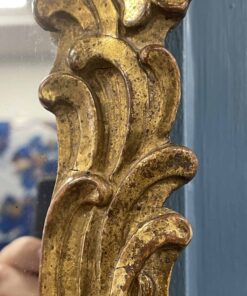 18th century Gilt Wood Mirror- detail of acanthus leave- Styylish