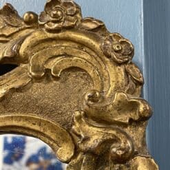 18th century Gilt Wood Mirror- detail of flowers - Styylish