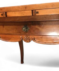 18th century Swiss Farm Table- detail of the front with drawer- Styylish