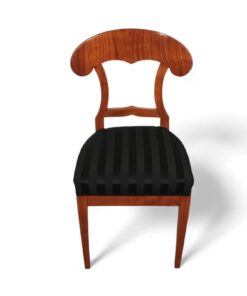 Set of Six Biedermeier Chairs- Cherry- front view of one chair- Styylish