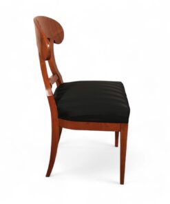 Set of Six Biedermeier Chairs- Cherry- side view of one chair- Styylish
