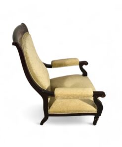 19th century low armchair-side view- Styylish
