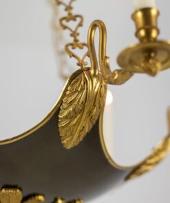 Empire Style Chandelier - Golden Leaf Detail - Styylish