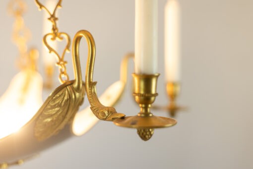 Empire Style Chandelier - Bird Shaped Holder Detail - Styylish